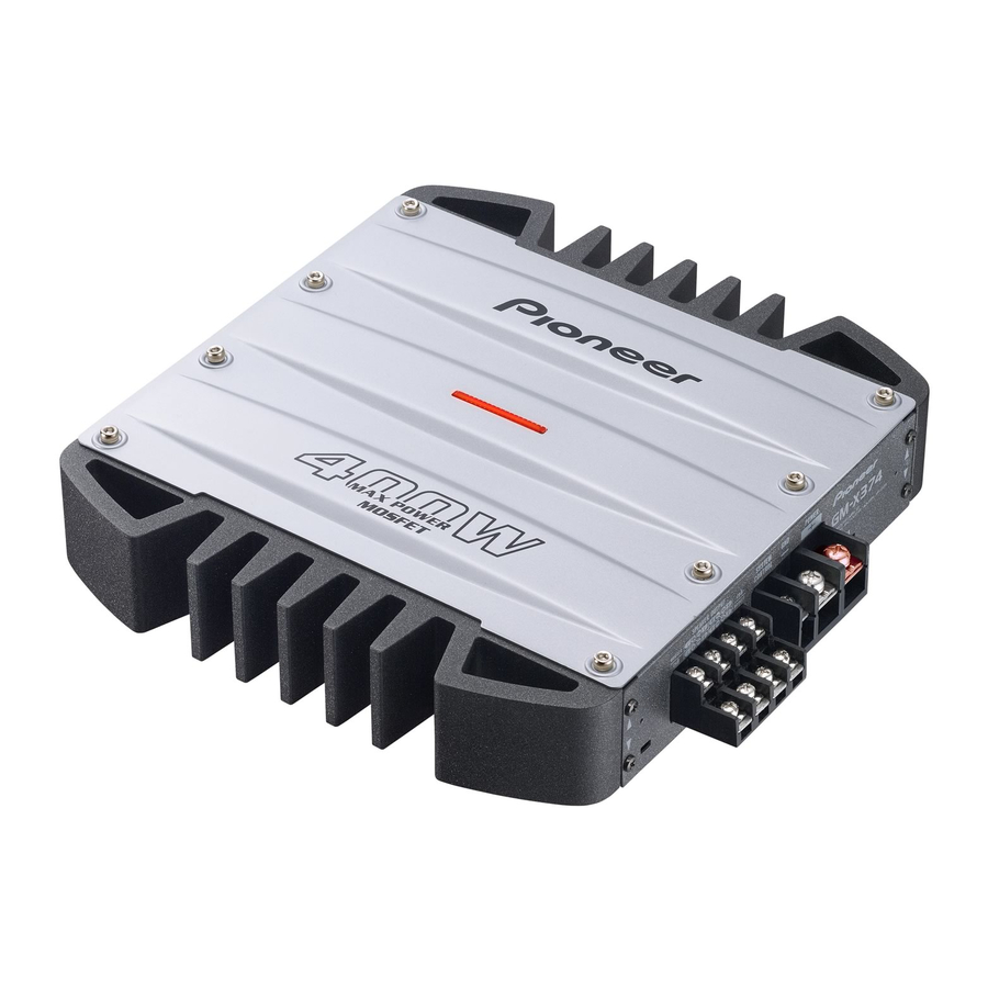 Pioneer GM-X574 Service Manual