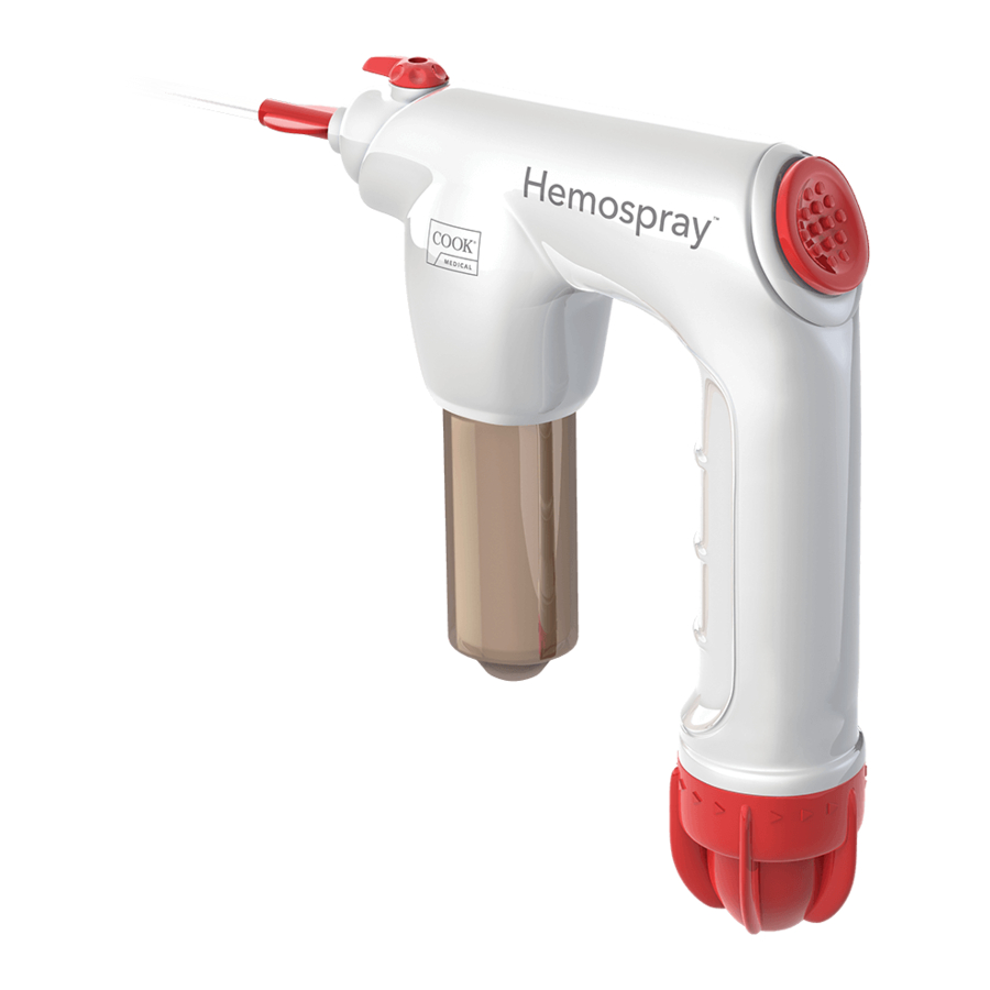 COOK Medical Hemospray Endoscopic Hemostat Manuals
