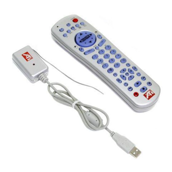 ATI Technologies TV Wonder USB Edition Manuals