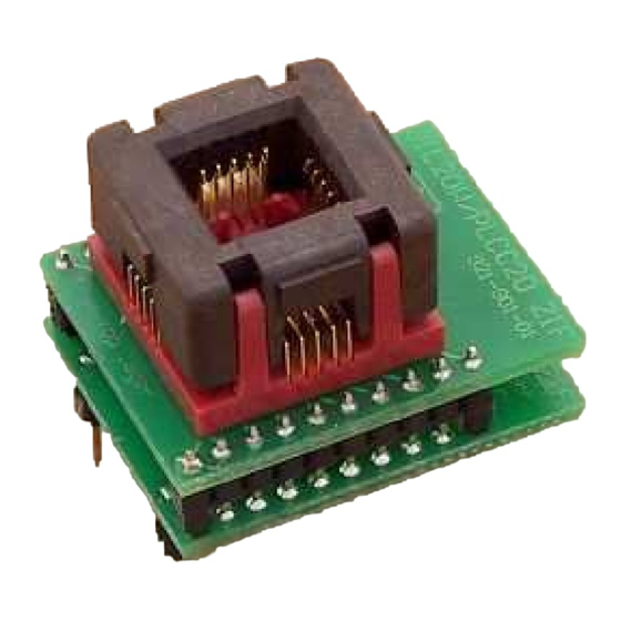Elnec DIL20W/PLCC20 ZIF Manual