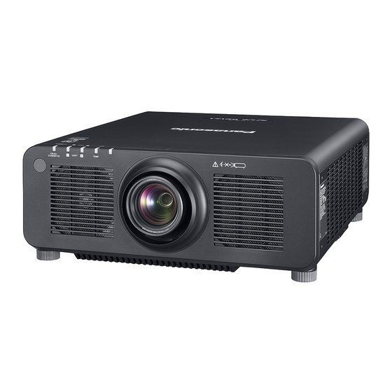 Panasonic PT-RZ120LWU Operating Instructions Manual