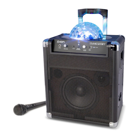 ION Block Party Service Manual