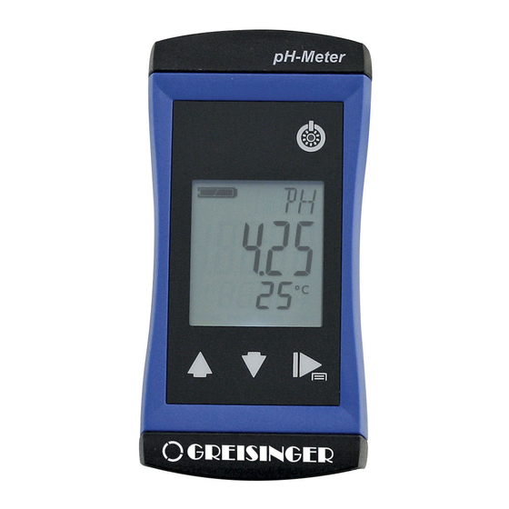 GHM GREISINGER G 1500 Series Compact Manual
