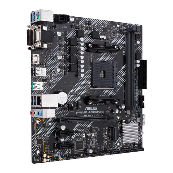 Asus PRIME A520M-E Quick Start Manual