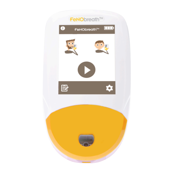 Bedfont FeNObreath Quick Start Manual