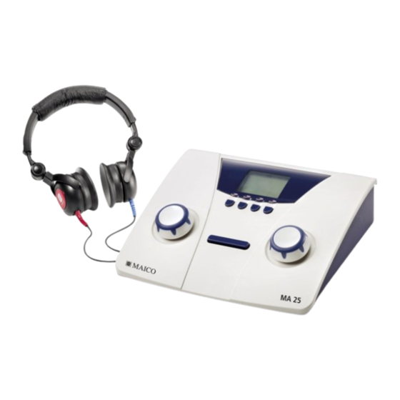 Maico MA 25 Operating Manual