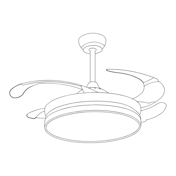 LightED SERPIS Ceiling Fan Manuals