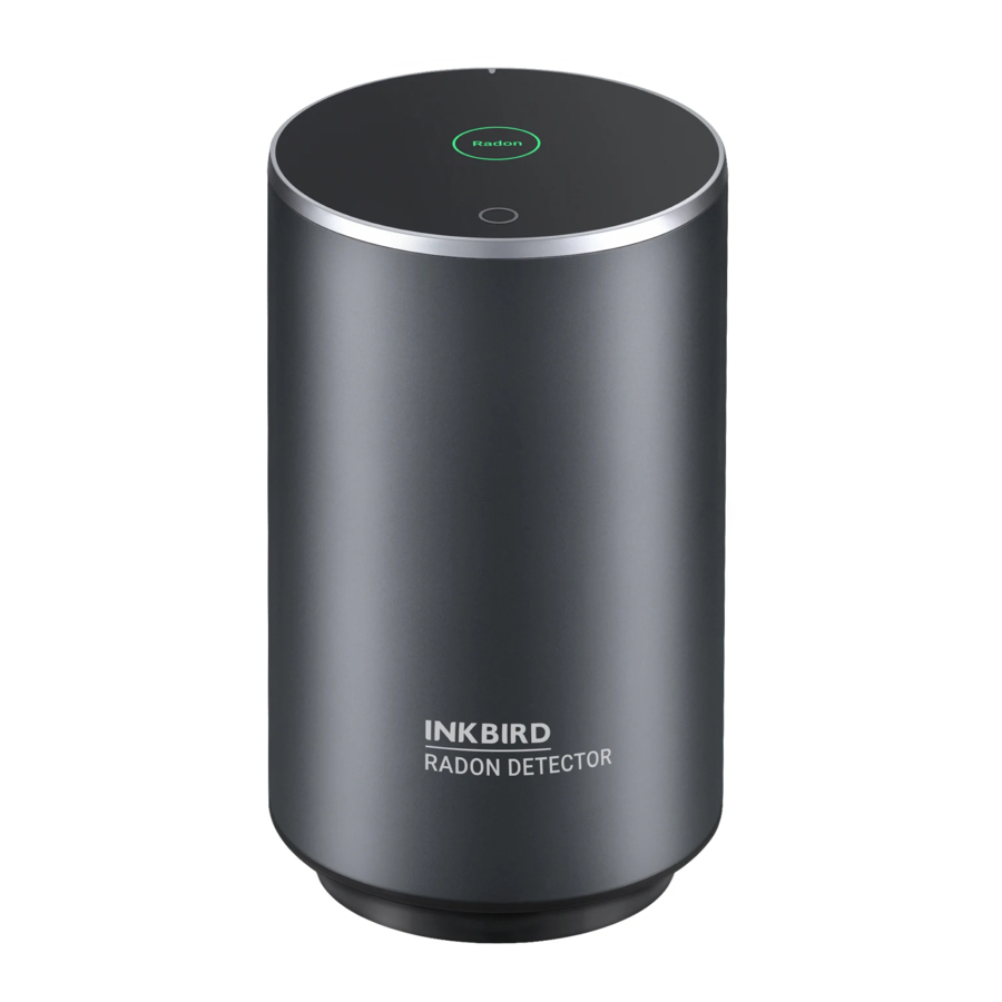 INKBIRD INK-RD2 - Radon Detector Manual