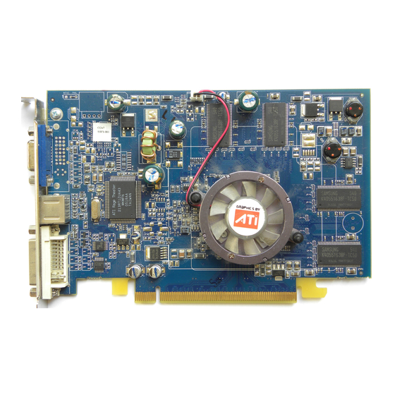 ATI Technologies X700 - Radeon Pro 256 MB PCIe User Manual