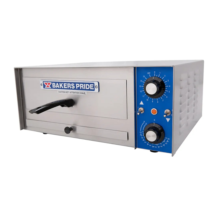 Bakers Pride PX-14 Installation And Operating Instructions Manual