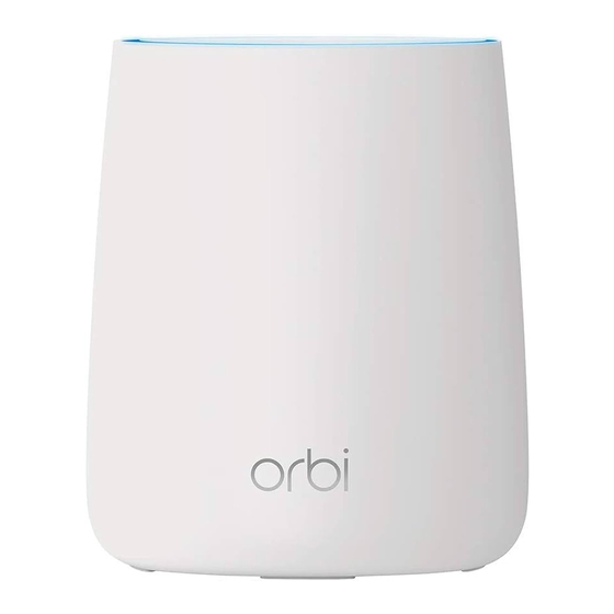 NETGEAR Orbi RBK23 Quick Reference