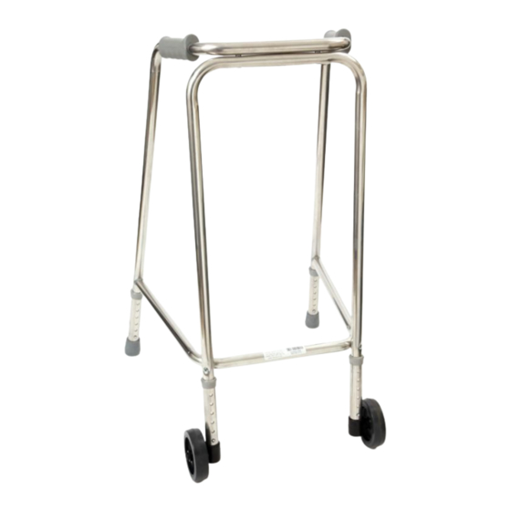 NRS Healthcare Walking Frame Series User Instructions