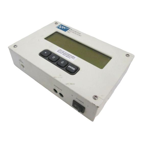 PTI SENTRY Supervisor Installation, Operation And Serial Communication Programmer's Manual