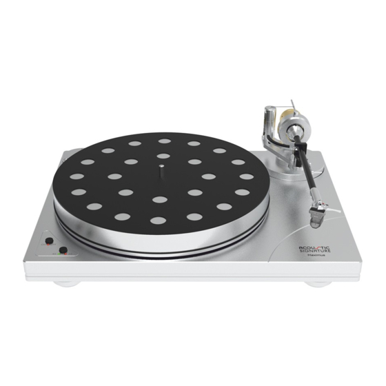Acoustic Signature Maximus SE Instruction Manual