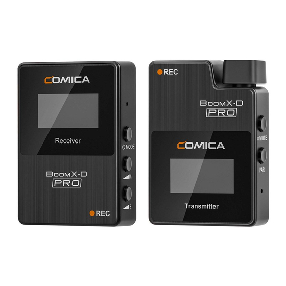 Comica BoomX-D PRO User Manual
