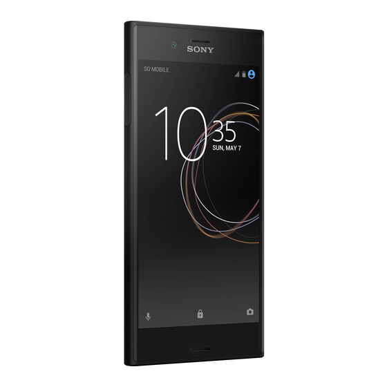 Sony XPERIA G8232 Startup Manual