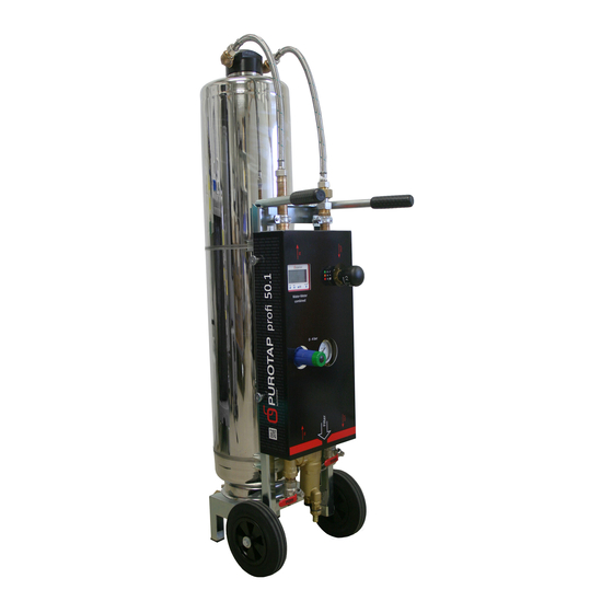 elysator PUROTAP profi 1 Series Operating Instructions Manual