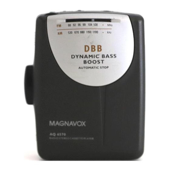 Magnavox AQ 6570 Owner's Manual