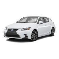 Lexus CT 200H 2016 Owner's Manual
