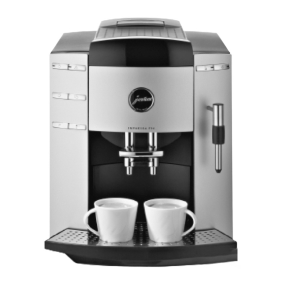 Jura Impressa F90 Instructions For Use Manual
