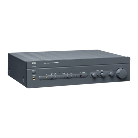 NAD C 325BEE Service Manual