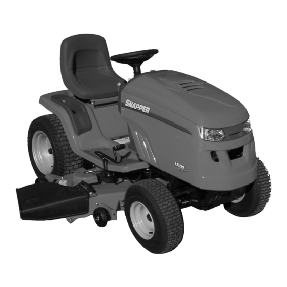 Snapper CLT23460, CLT24520, LT23420, LT24520, SLT23460, SLT24520 Parts Manual