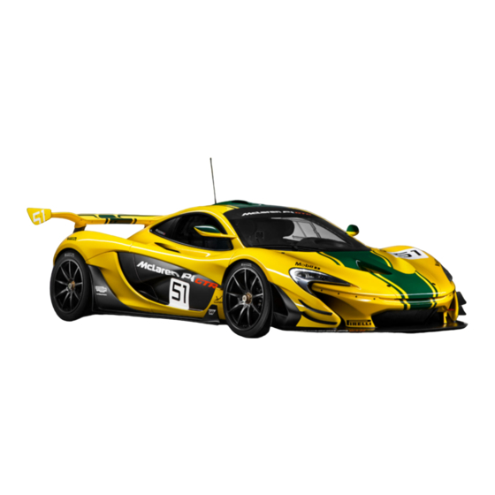 McLaren P1 GTR Owner's Handbook Manual