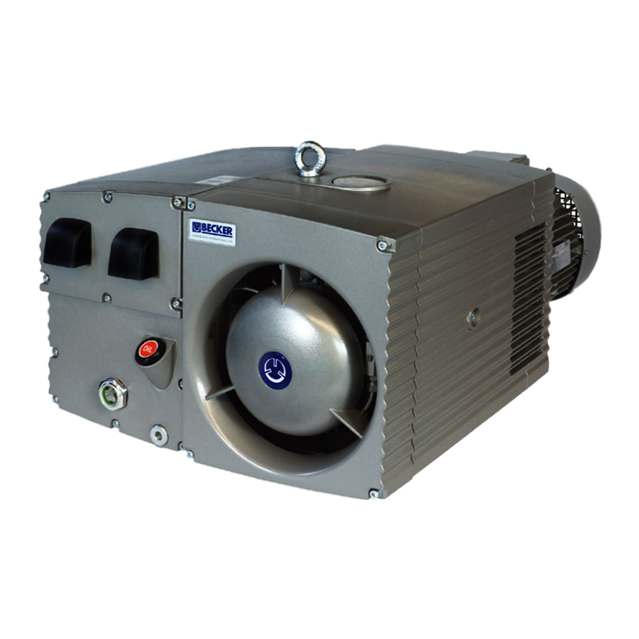 Becker U 5.200 Operating Instructions Manual