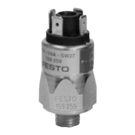 Festo PEV-1/4A Series Operating Instructions Manual
