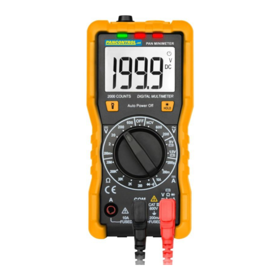 PANCONTROL PAN Minimeter Manual