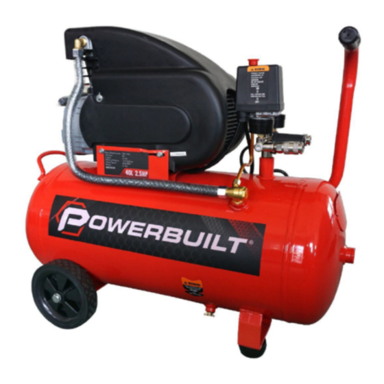 Powerbuilt AC4025 Owner's Manual And Operating Instructions