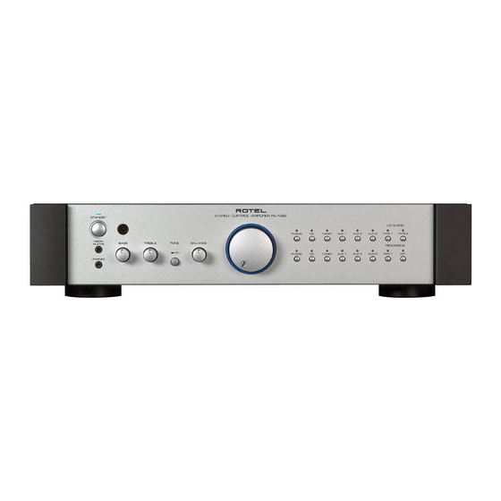 Rotel RC-1082 Technical Manual