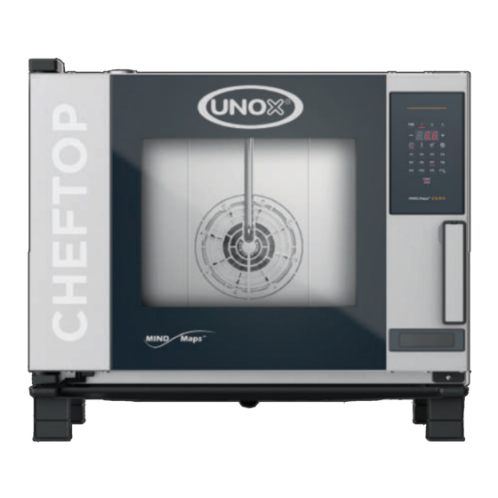 Unox Cheftop ZERO 5 GN 1/1 Use & Maintenance