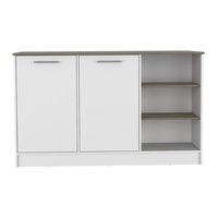 TUHOME Furniture GINGER KITCHEN ISLAND Assembly Instructions Manual