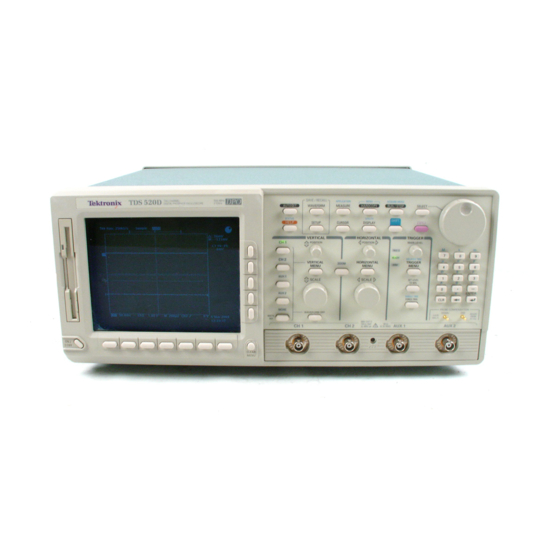 Tektronix TDS 500B Technical Reference