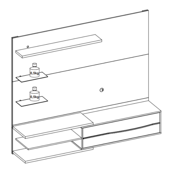Notável Móveis NT 1115 Assembly Instructions