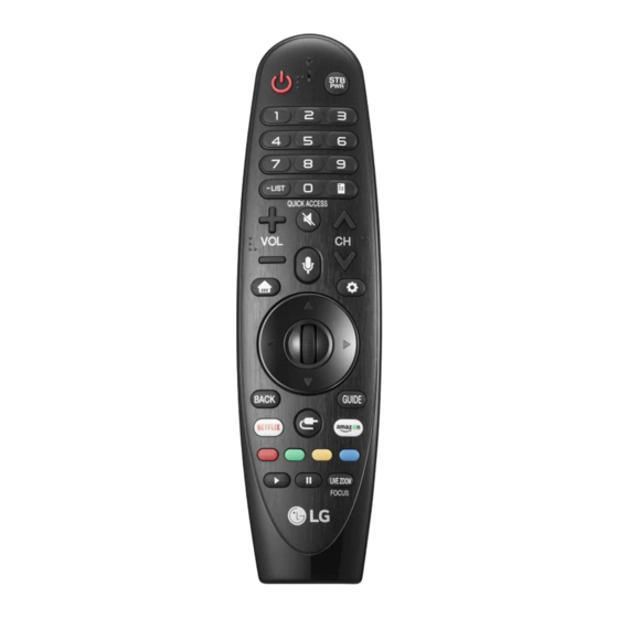 LG Magic Remote AN-MR18BA Owner's Manual