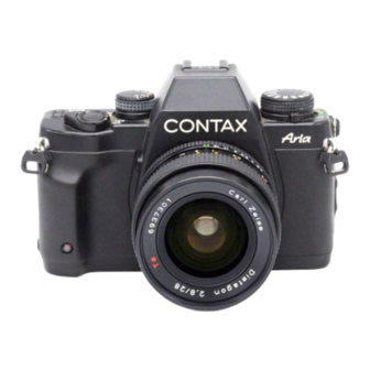 Contax Aria Instruction Manual
