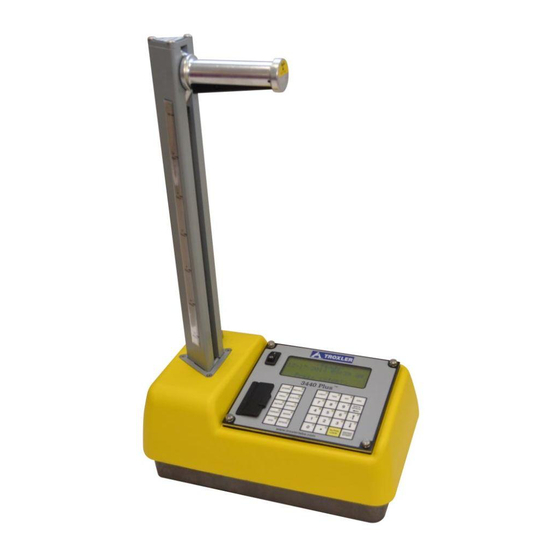 Troxler RoadReader 3430 Operation And Instruction Manual