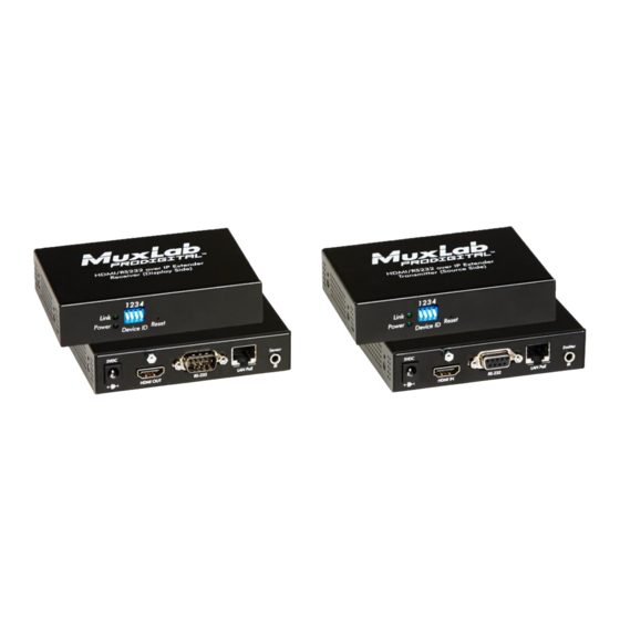 MuxLab 500753 Quick Installation Manual