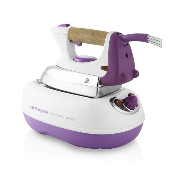 Orbegozo VP 7100 Instruction Manual