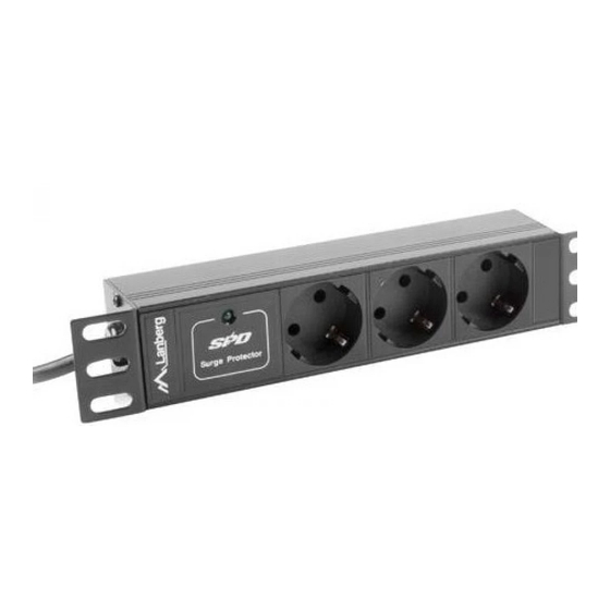 Lanberg PDU 03 Series User Manual