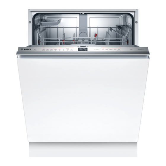 User Manuals: Bosch SMV6ZAX00X Dishwasher