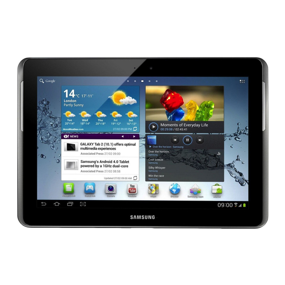 Samsung Galaxy Tab GT-P5100 Manuals