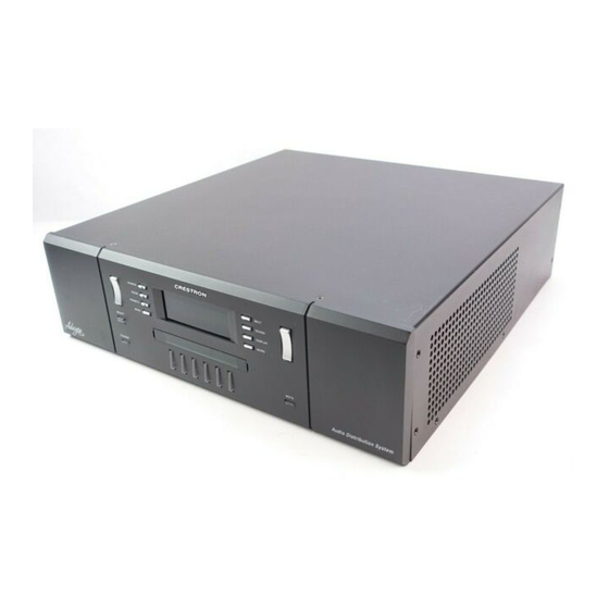 Crestron on wall speaker Operation Manual