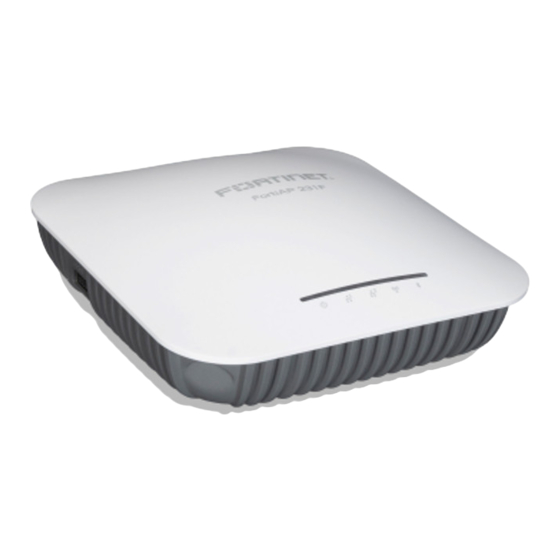 Fortinet FortiAP 231FL Quick Start Manual