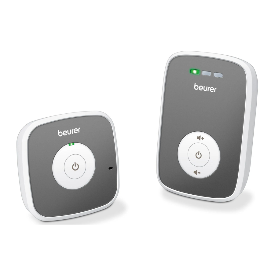 Beurer BY 33 - Baby monitor Manual