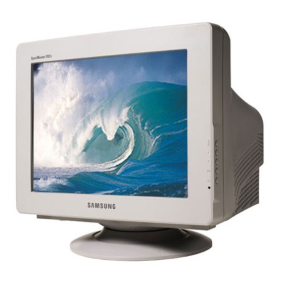 Samsung SyncMaster 592V User Manual