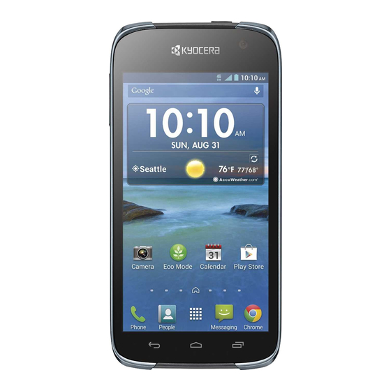 Kyocera Hydro Life User Manual