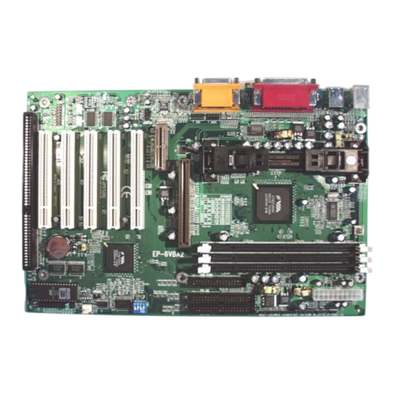 EPOX EP-6VBA2 Motherboards Manuals